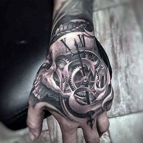 Skeleton Hand Tattoo