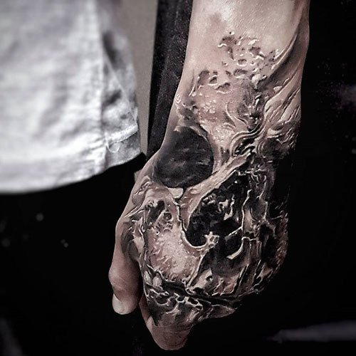 3D Skeleton Tattoo