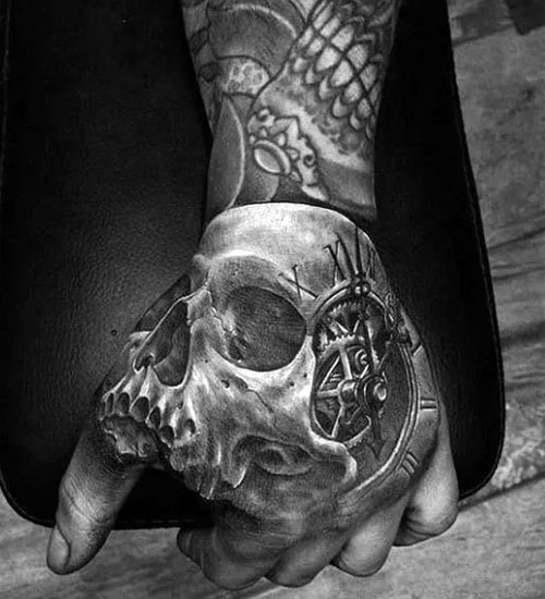 Skull Hand Tattoo meaning