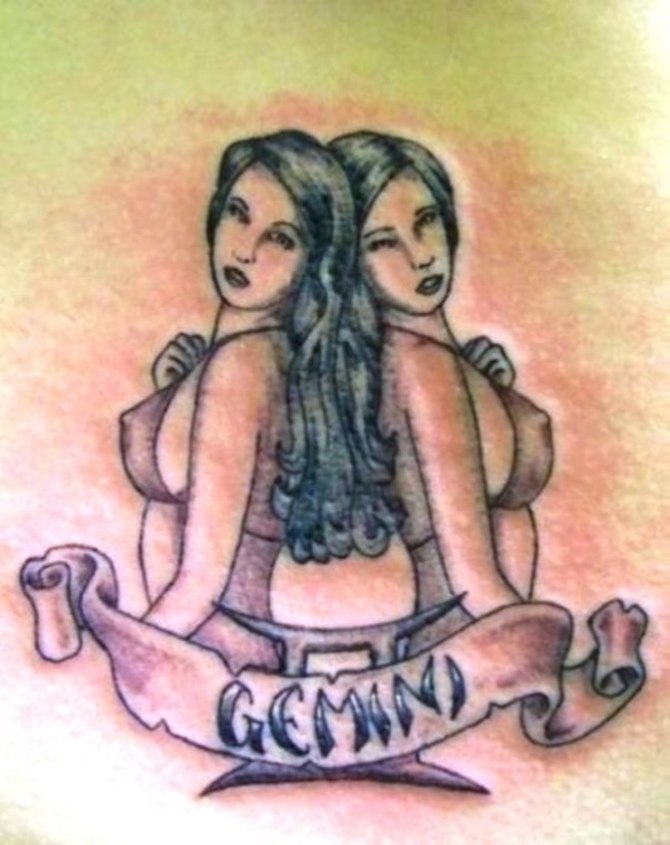  Gemini Tattoo for Men - Gemini Zodiac Tattoos <3 <3