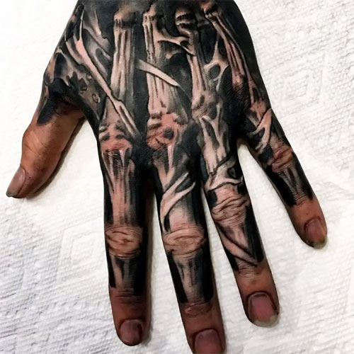 Skeleton Hand Tattoo ideas