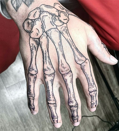 Hand Tattoo for men
