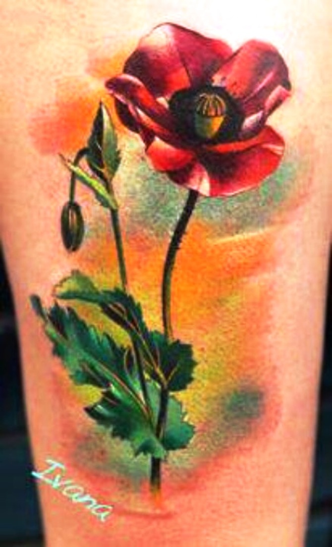 Poppy Tattoo - Poppy Tattoos <3 <3