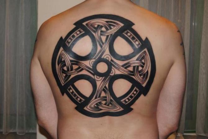 Celtic Circle Cross Tattoo - Round Tattoos <3 <3