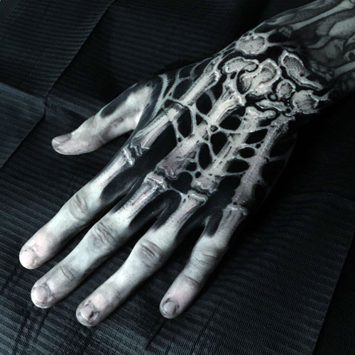 Skeleton Bone Hand Tattoo ideas