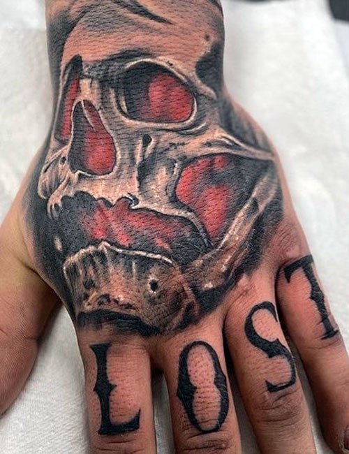 Meaningful Skeleton Hand Tattoos