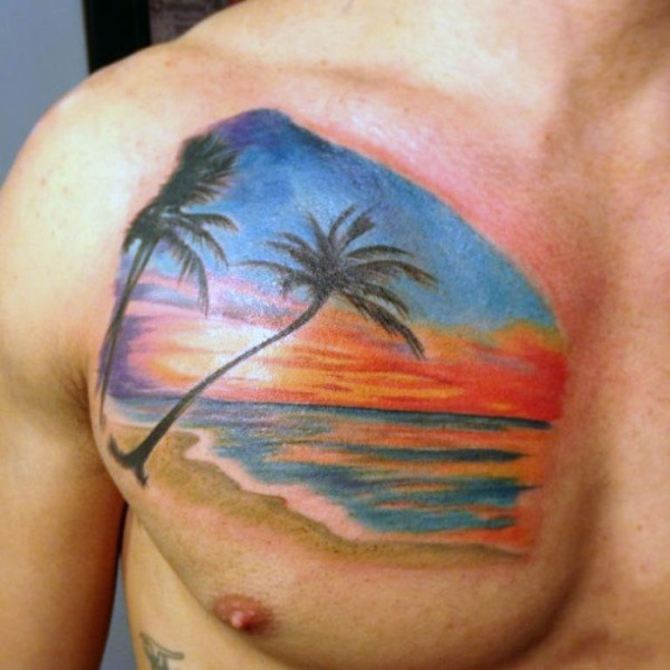 Sunset Beach Tattoo