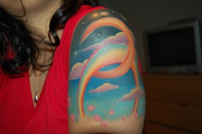 Rainbow Tattoo Designs