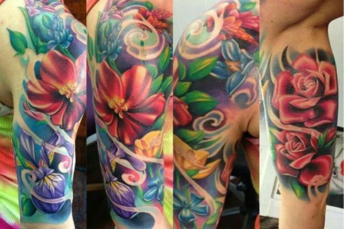 Tattoo Flower Sleeve