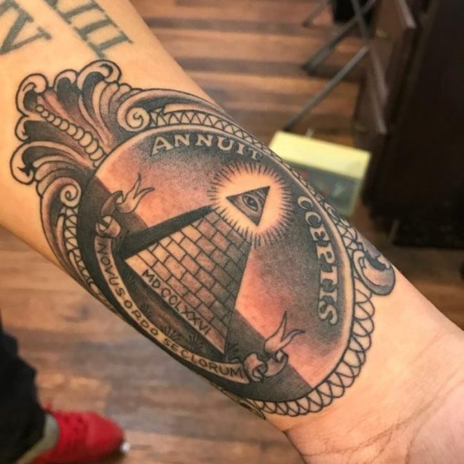 Illuminati Tattoo for Men