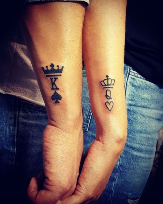 Queen and King Tattoo