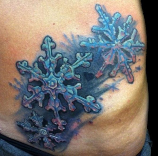 Snowflake Tattoo Men