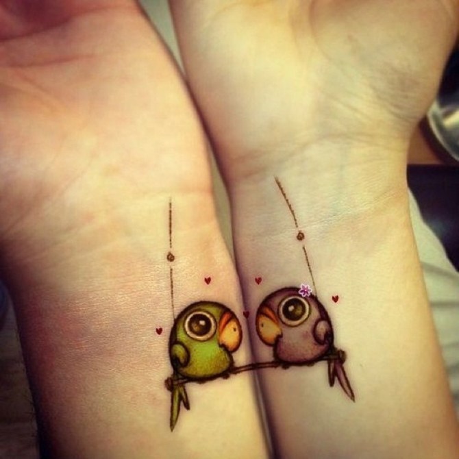 Cute Friendship Tattoo Ideas