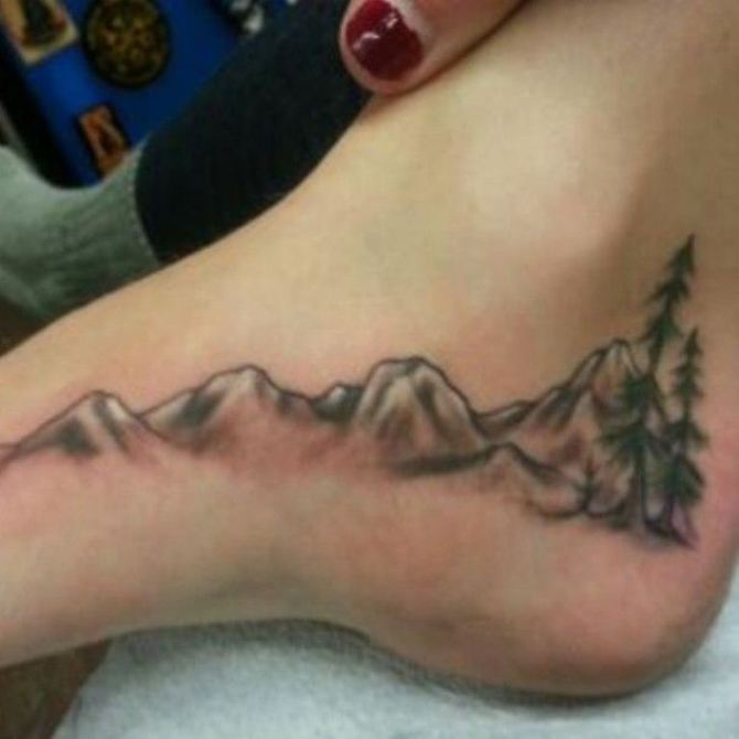 Mountain Range Tattoo
