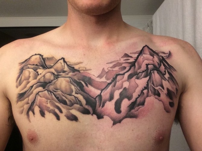 Mountain Range Tattoo Ideas