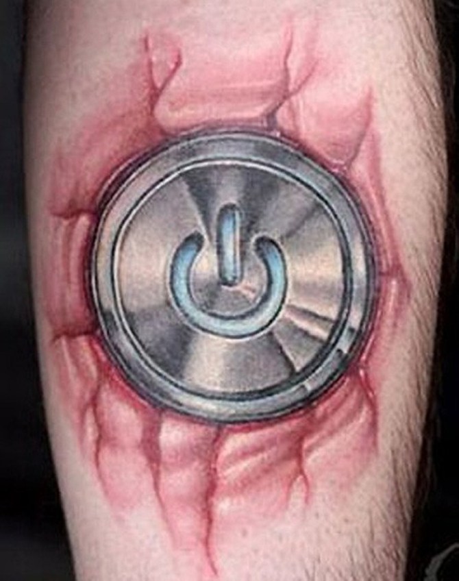 Power Symbol Tattoo