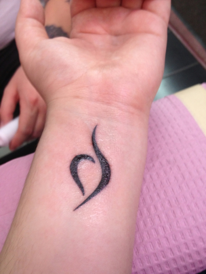 Self Love Symbol Tattoo