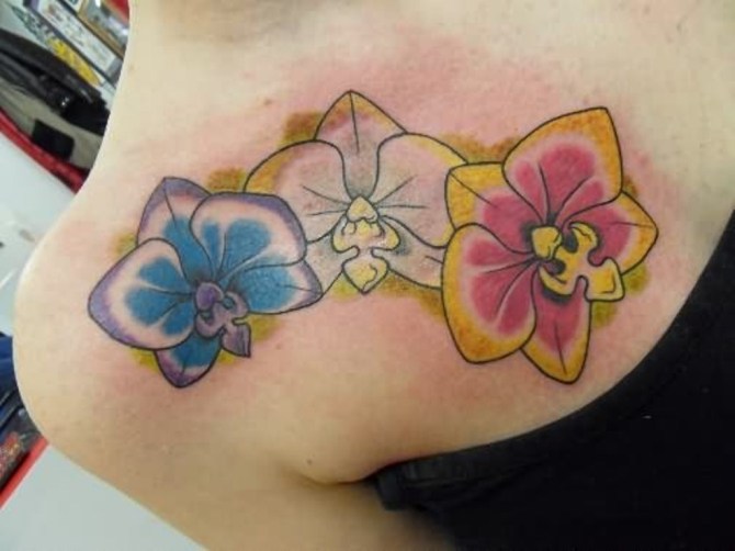 Front Shoulder Tattoo for Women