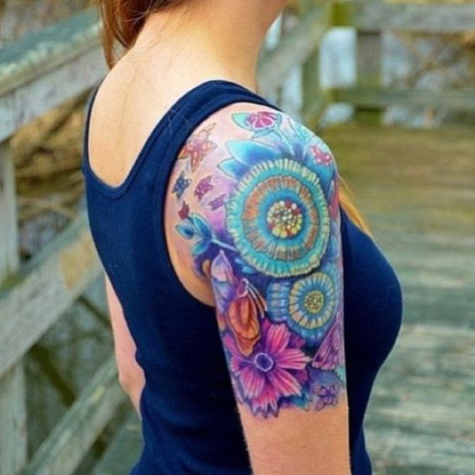 Tattoo for Women on Shoulder