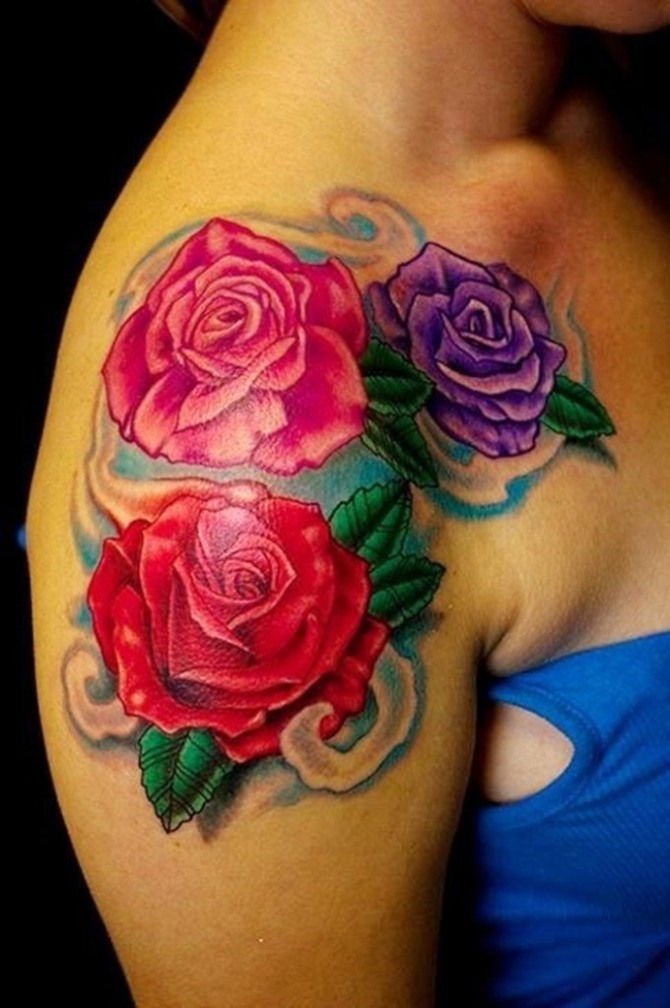 Tattoo on Shoulder for Women