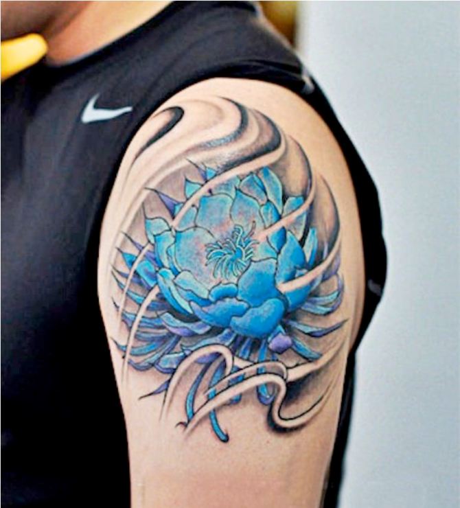 Shoulder Tattoo for Men Design Pictures