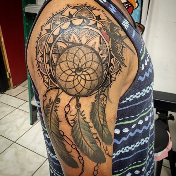 Dreamcatcher Mandala Tattoo