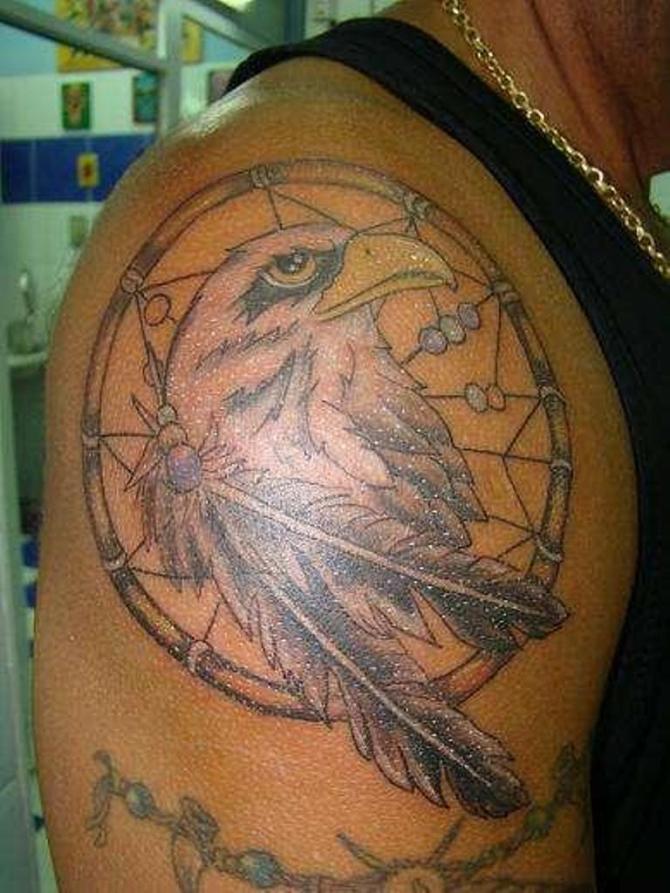 Eagle Dreamcatcher Tattoo