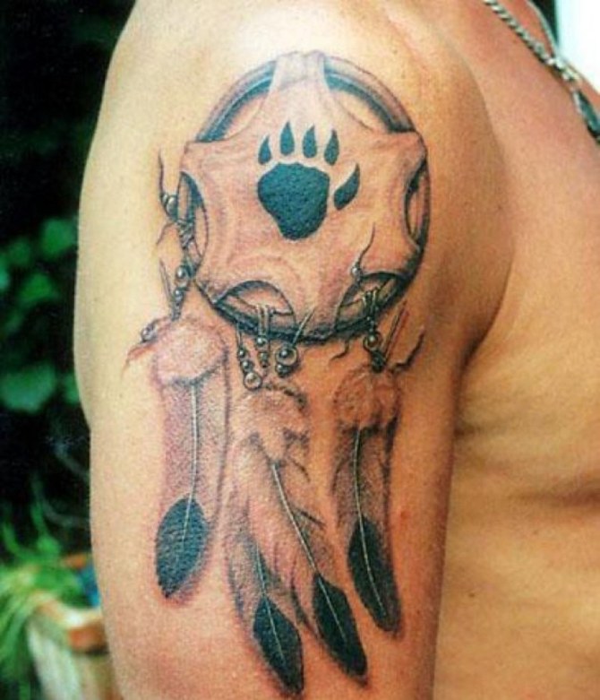 Male Dreamcatcher Tattoo