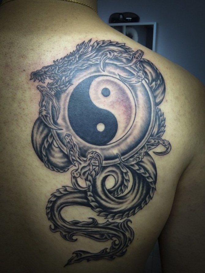 Yin Yang Dreamcatcher Tattoo