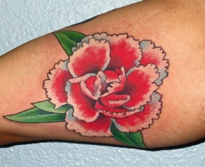 09-Carnation-Tattoo-Ideas