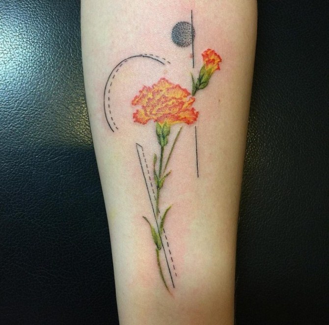 08-Carnation-Tattoo-Designs