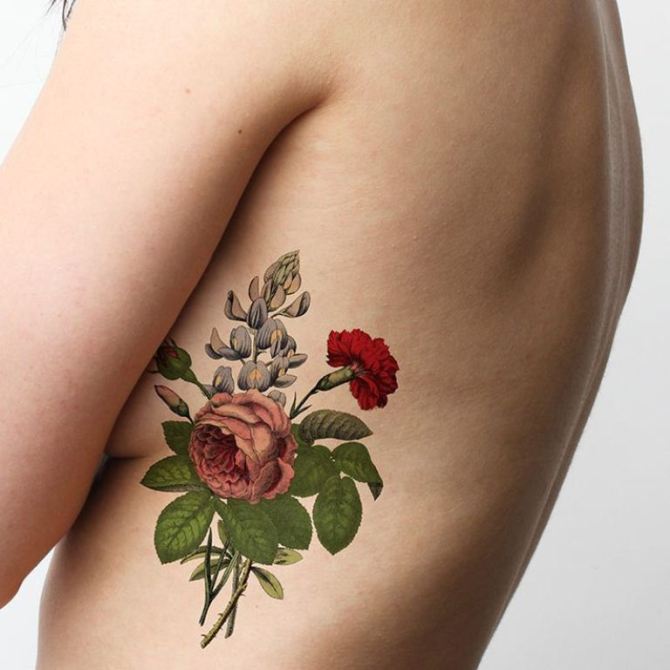 20-Rose-and-Carnation-Tattoo