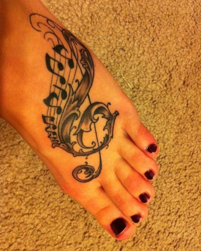 13-music-treble-clef-tattoo