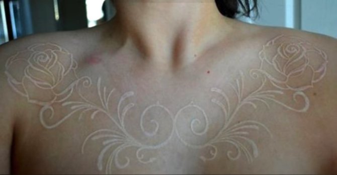 12 White Chest Tattoo - 30 White Tattoos