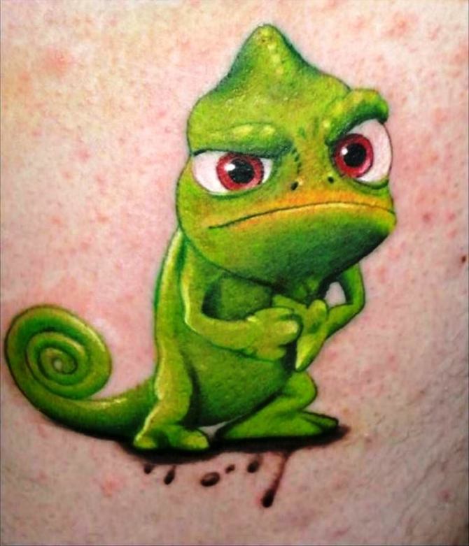 02 Cartoon Frog Tattoo Designs - 40 Frog Tattoos