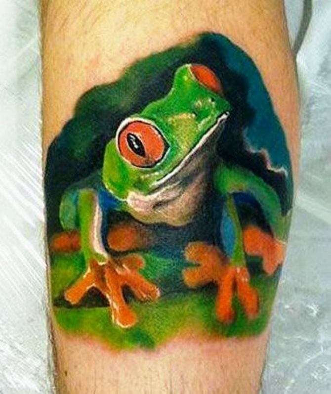 05 Cute Frog Tattoo Designs - 40 Frog Tattoos