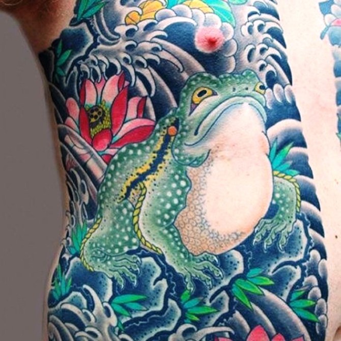 19 Japanese Frog Tattoo Designs - 40 Frog Tattoos