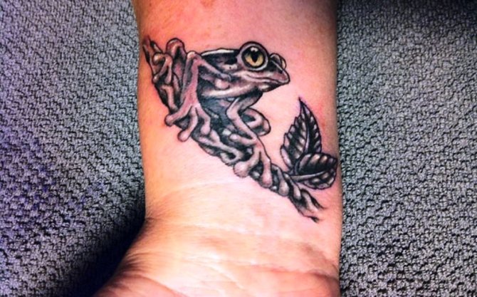 22 Maori Frog Tattoo - 40 Frog Tattoos
