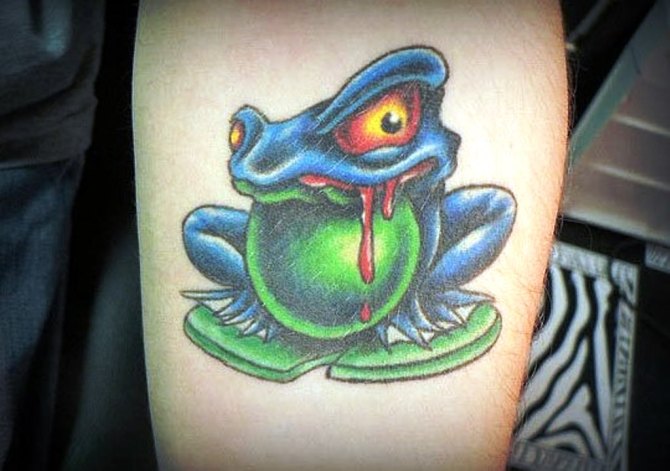 21 Kermit Frog Tattoo Designs - 40 Frog Tattoos