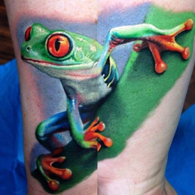 38 Tree Frog Tattoo Pictures - 40 Frog Tattoos