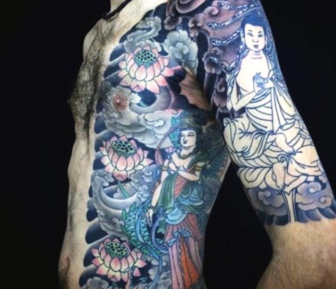 10 Buddhist Flower Tattoo