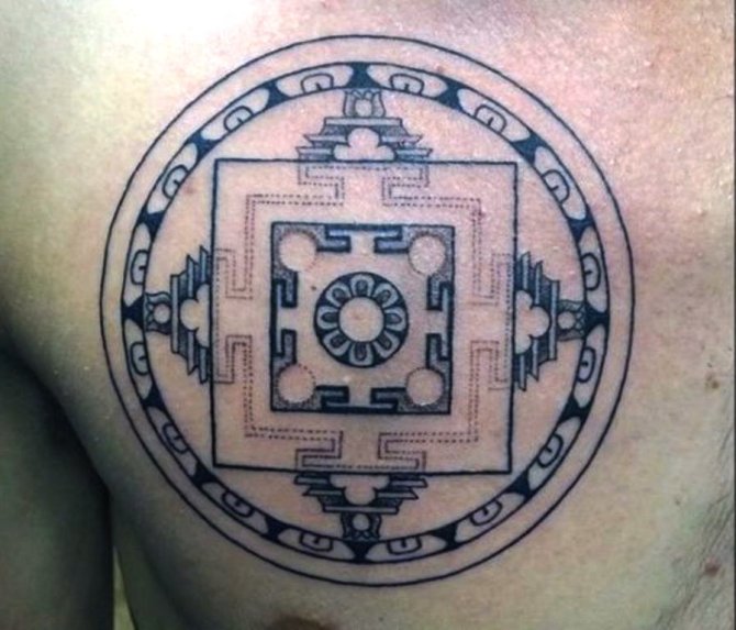 35 Buddhist Wheel of Life Tattoo