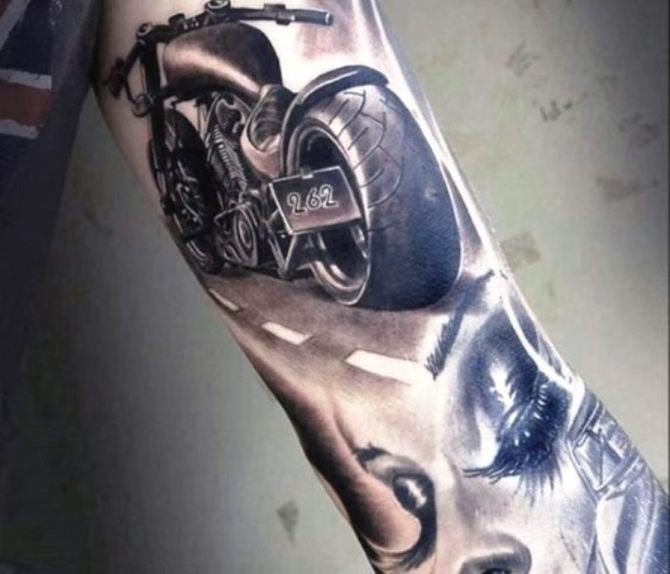 14 Motorcycle Tattoo Meanings