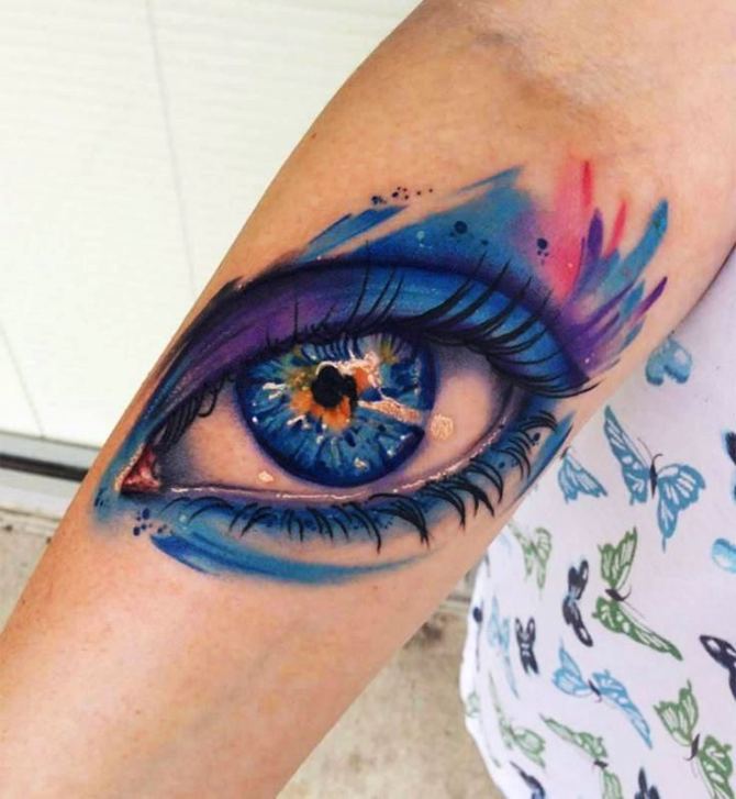 Eye Color Tattoo