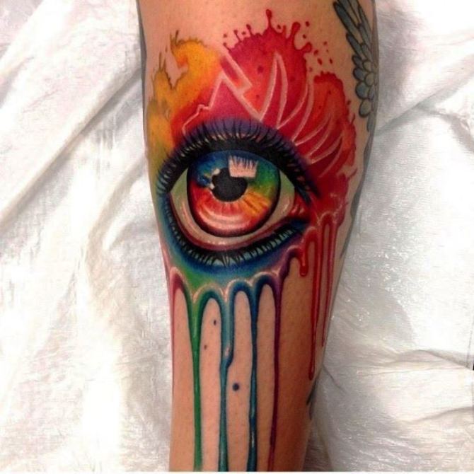 Red Eye Tattoo