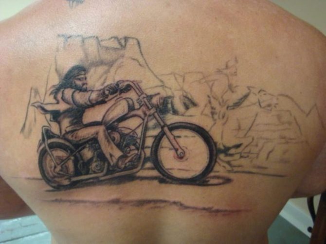 Biker Tattoo Images