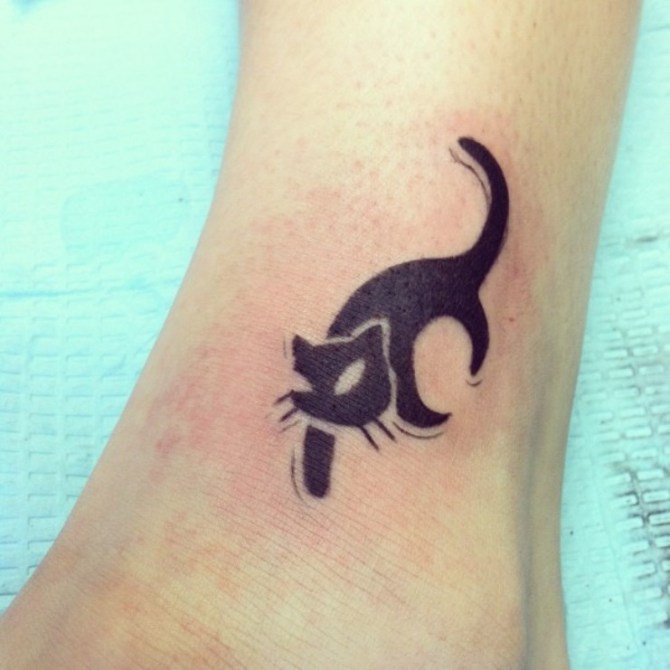 Black Cat Tattoo