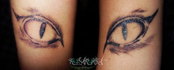 Cat Eyes Tattoo Designs