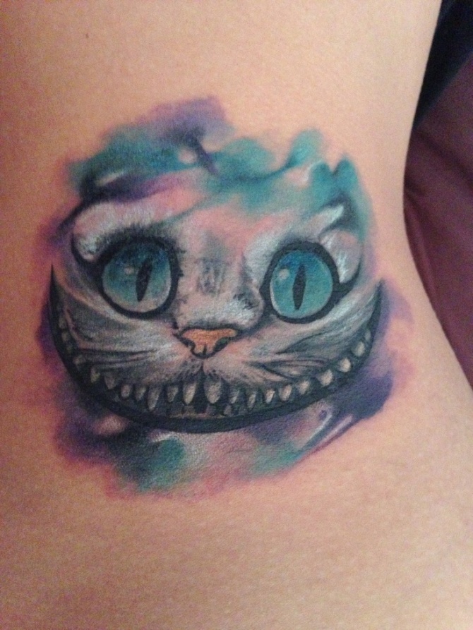 Cheshire Cat Tattoo Designs