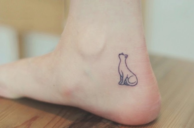 Small Cat Tattoo Designs